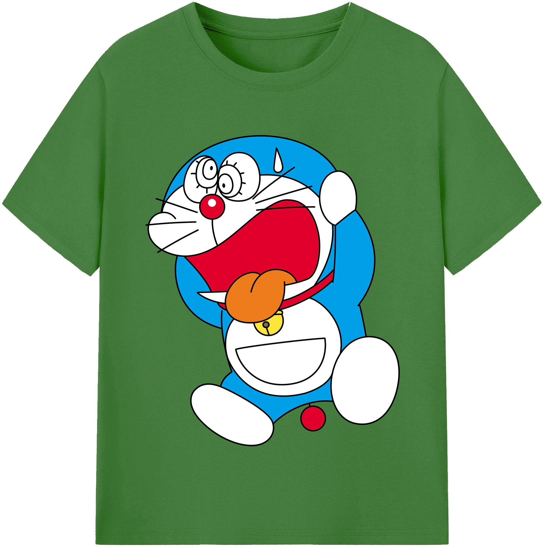 （画像用） ドラえもん Doraemon レディースカジュアルプリントTシャツ（綿100％）